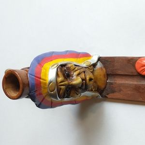 Incense burner with smoke attachment